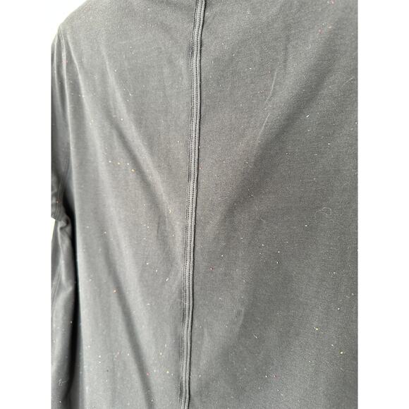 Lululemon Black Rainbow Lint Balls Round collar Short Sleeve Top 4 - Picture 5 of 10